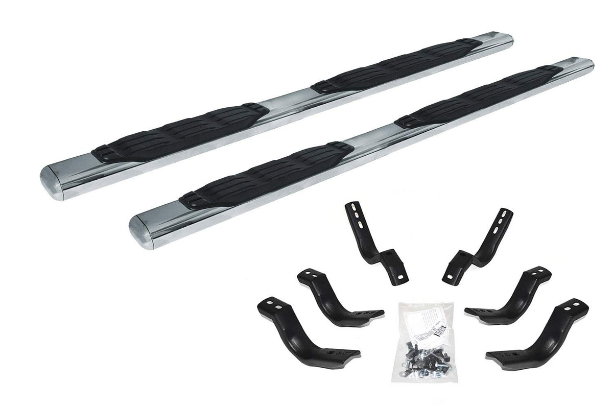 GO RHINO 105036880PS Go Rhino! 5" 1000 Series - Complete kit: Sidestep + Brackets