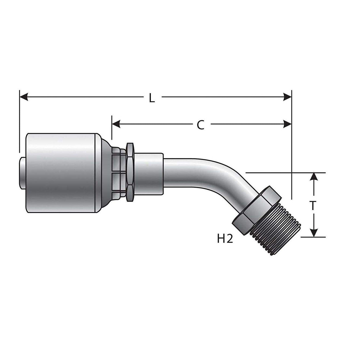Gates G25502-0606 HYDRAULIC COUPLING-MEGACRIMP