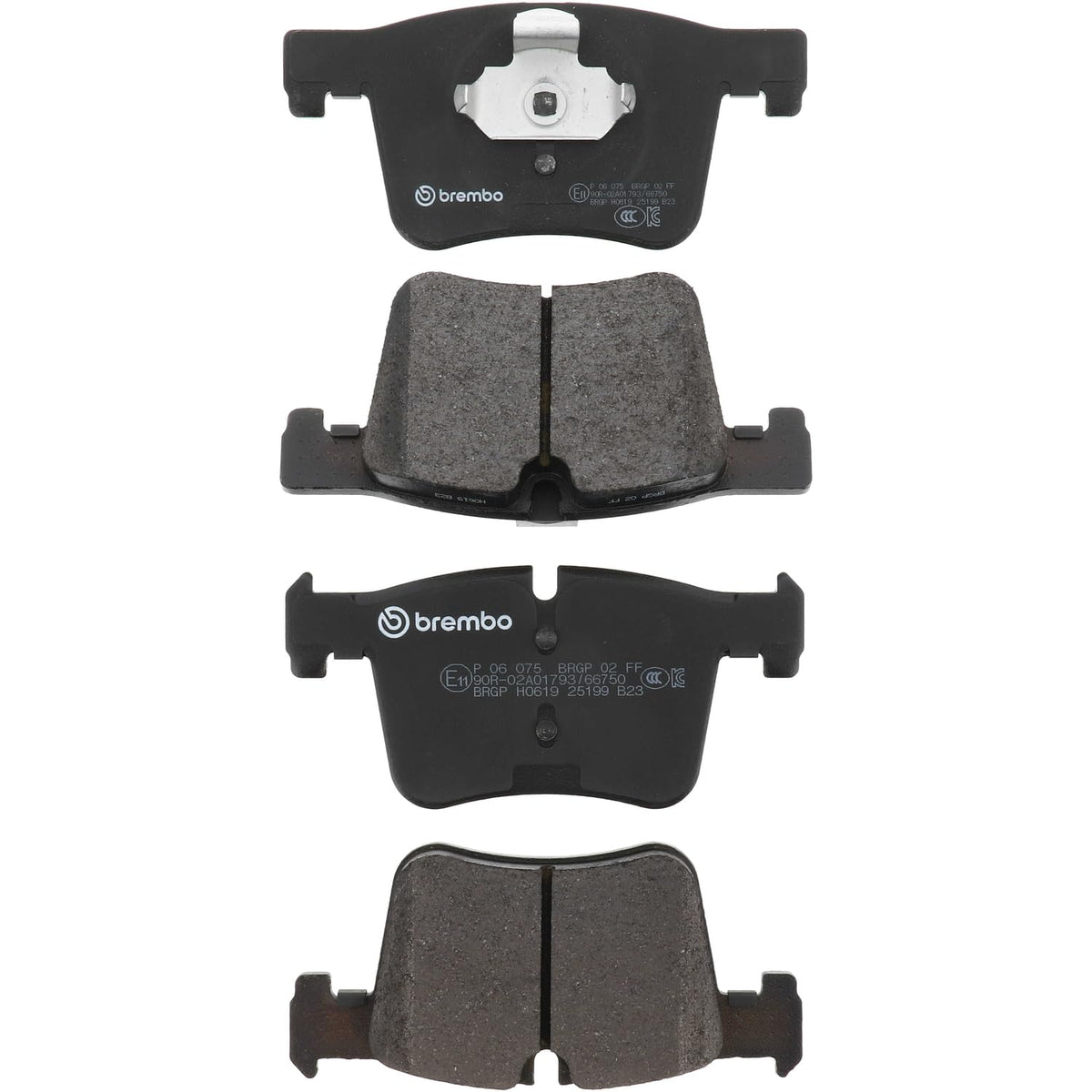 BREMBO P06075 Brembo P06075 Low-Met Alloy Steel Front Disc Brake Pad Set BMW OE# 34106859181