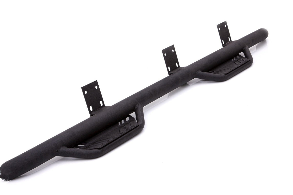 LUND 34641349 Lund 34641349 Black Steel Terrain HX Step Nerf Bars for 2015-2018 Dodge Ram 1500 Quad Cab