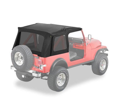 BESTOP 54599-15 Bestop Supertop Classic Black Denim 5459915 for Jeep CJ7/YJ 1976-1995