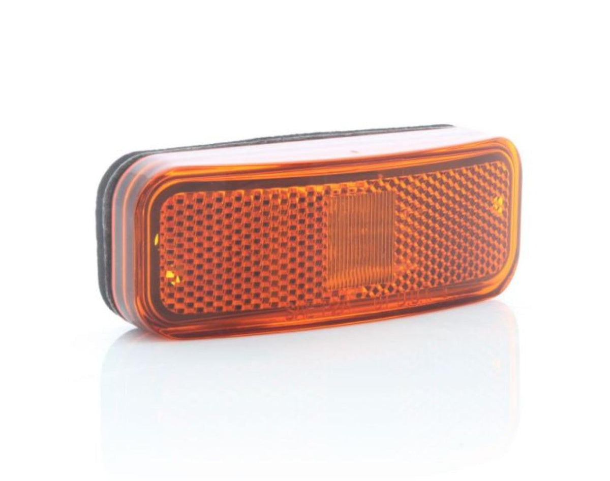 OPTRONICS MCL40ABBP Optronics - MCL40ABBP - 2LED YLW MARKER LIGHT W/REFLEX LENS