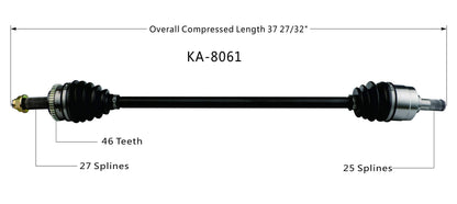 Trakmotive KA-8061 CV Axle, 1 Pack