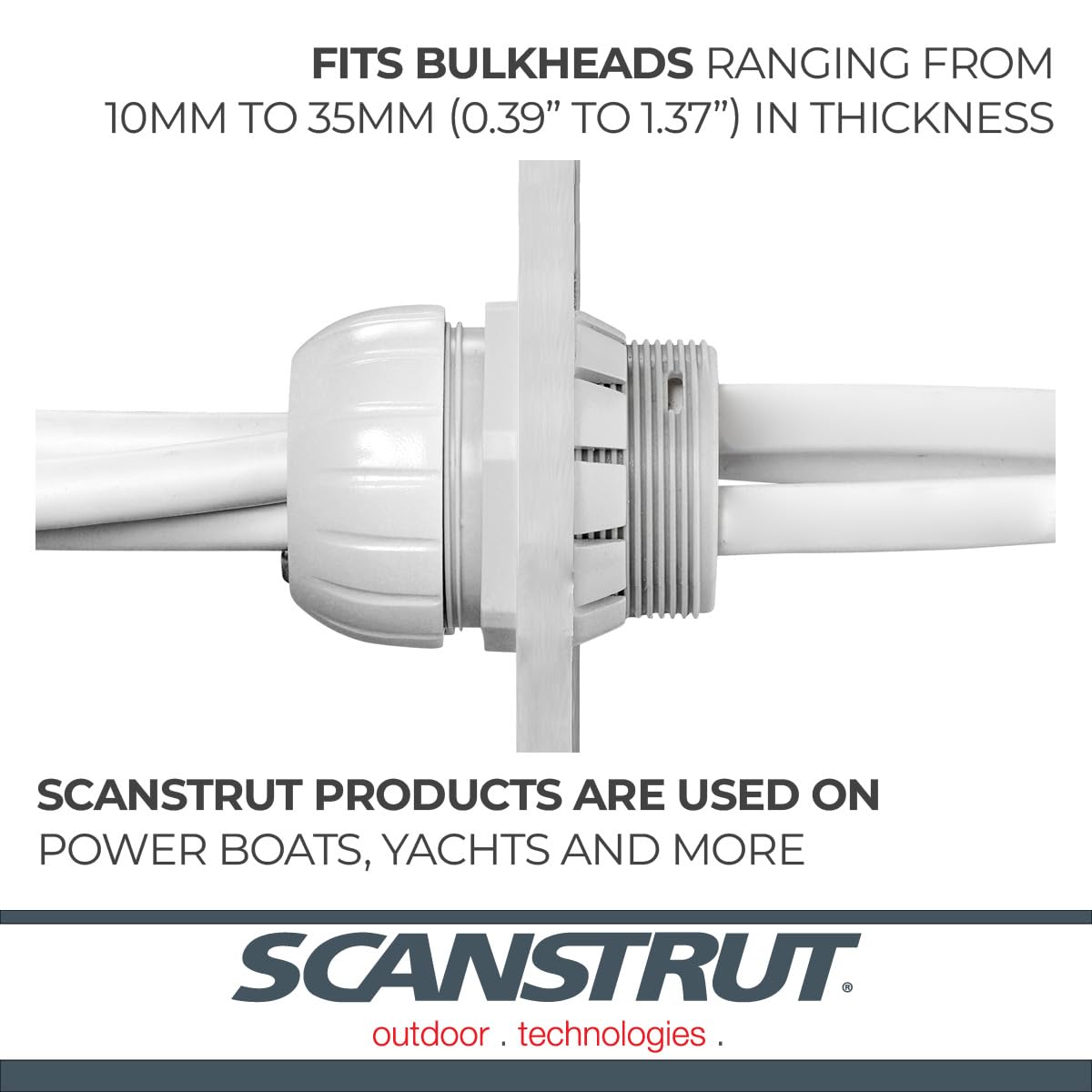 SCANSTRUT TBH-10 Scanstrut TBH-10 THROUGH BULKHEAD SEAL - UP TO 10 C