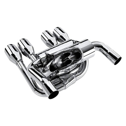 BORLA 11744 BORLA 11744 Axle-Back System for 2005-2008 Chevrolet Corvette (C6) 6.0L/ 6.2L V8 AT/MT 2 Dr. Coupe/Convertible. Will Fit Vehicles With And Without NPP. BORLA System Does NOT Contain NPP Valves.