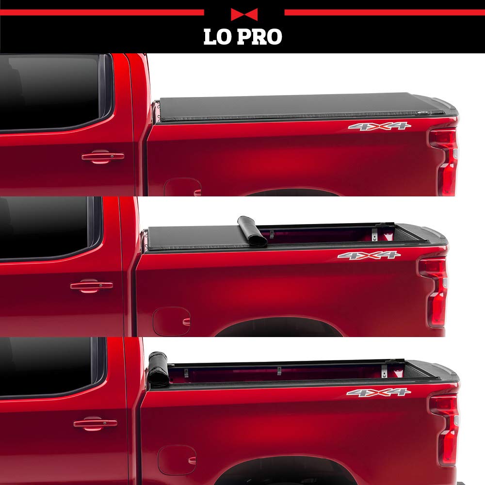 TRUXEDO 520601 RealTruck TruXedo Lo Pro Soft Roll Up Truck Bed Tonneau Cover | 520601 | Fits 2005-2016 Honda Ridgeline 5' Bed (60")