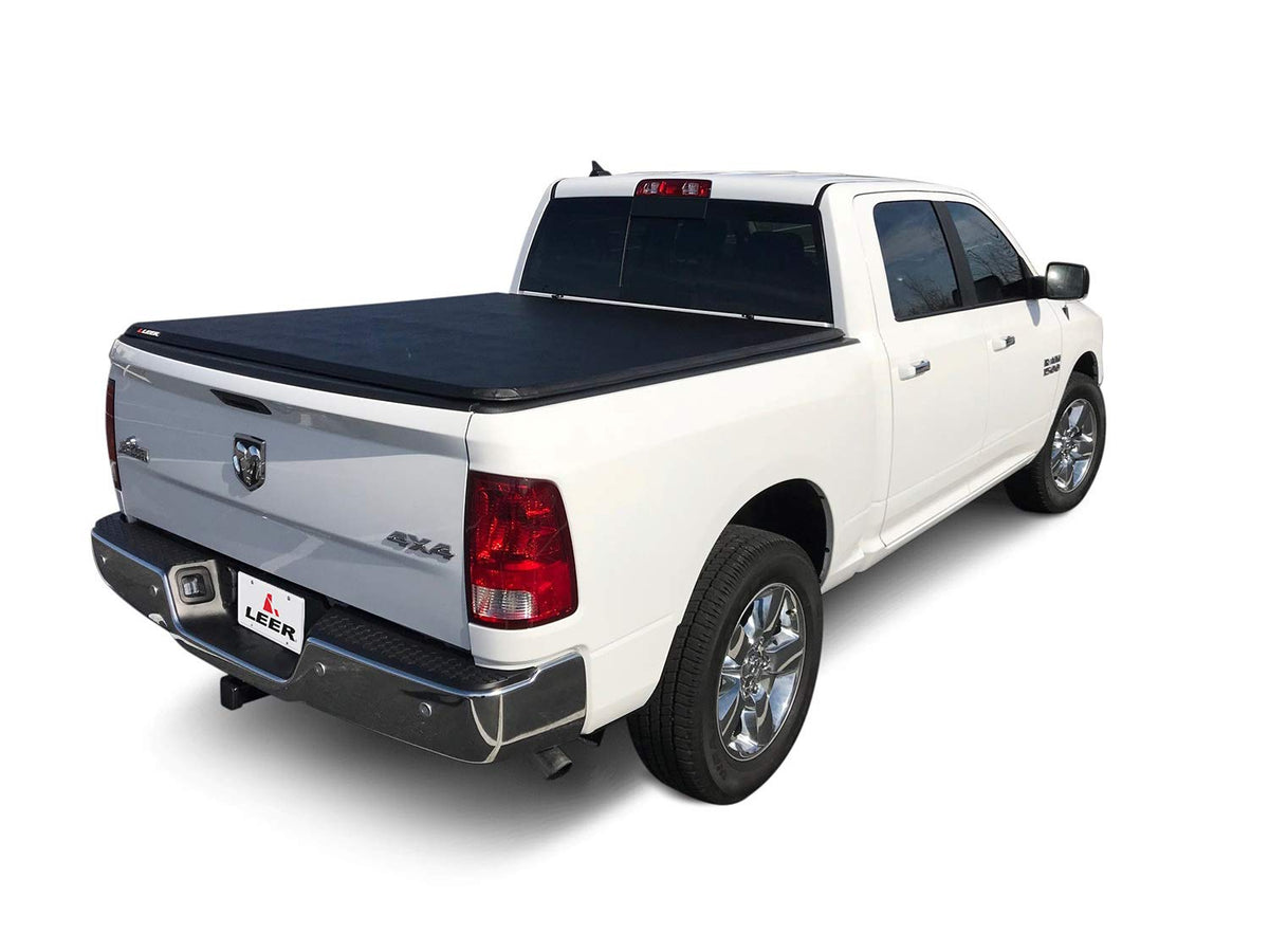 LEER 630117 LEER Latitude | Fits 2009-2018 Ram & 2019 Ram Classic with 5.7 FT Bed w/o Rambox | Easy Install, Soft Tri-Fold Truck Bed Tonneau Cover (w/o Rambox)