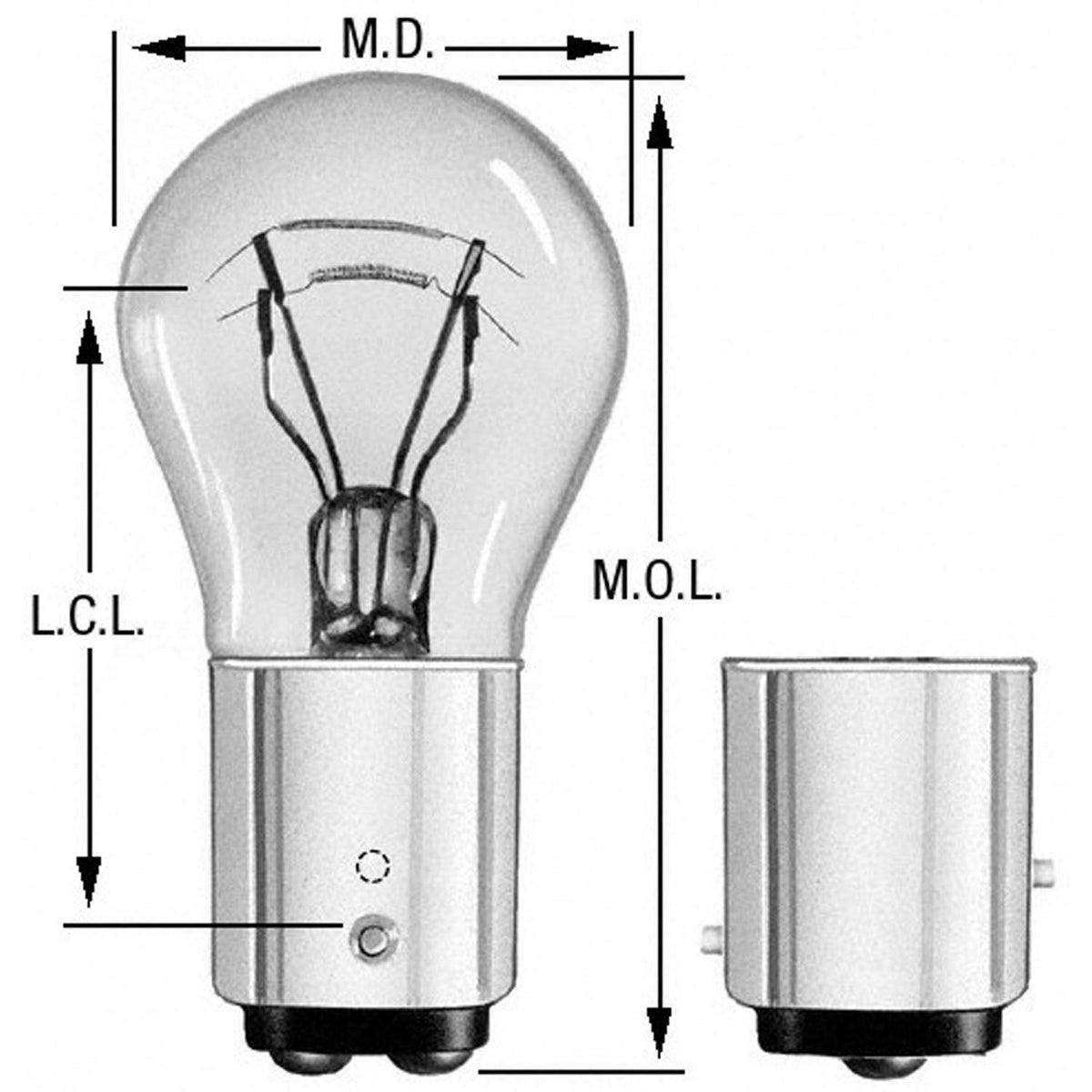 WAGNER 1034 Wagner Lighting 1034 Standard Multi-Purpose Light Bulb Box of 10