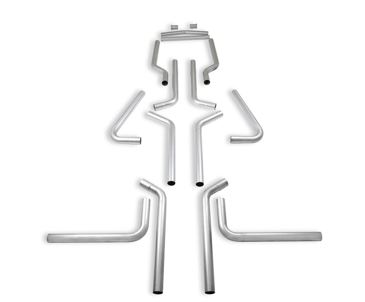 FLOWMASTER 15936 Flowmaster 15936 U-Fit Dual Exhaust Kit - 2.50 in. - universal 16-piece pipes only