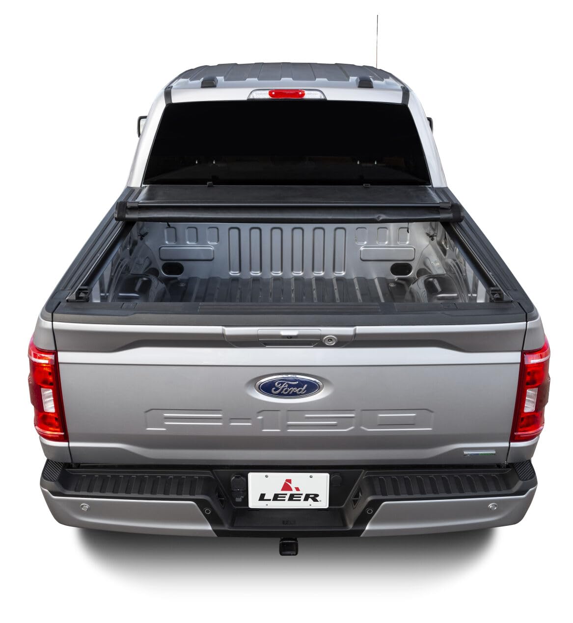 LEER 610169 LEER SR250 Soft Rolling Truck Bed Tonneau Cover, Fits Ford F-150, Years 2015-2025, 6'6" Truck Bed, Black