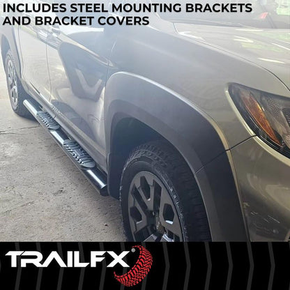 TRAILFX A1541B Trailfx Trail FX A1541B 4 INCH Oval NERF BAR BLK