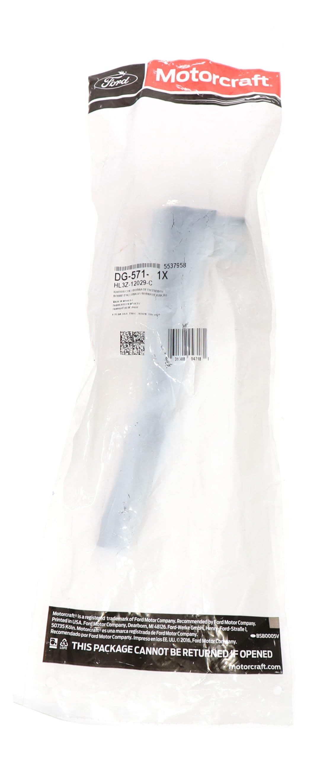 Motorcraft DG-571 Ignition Coil With Boot