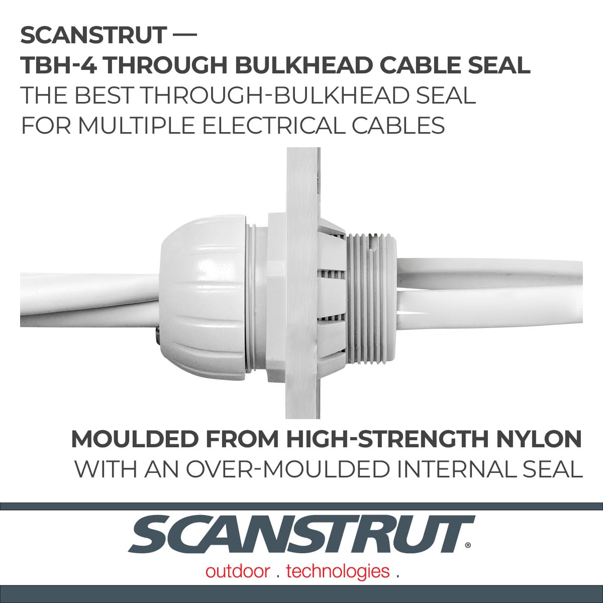 SCANSTRUT TBH-4 Scanstrut TBH-4 THROUGH BULKHEAD SEAL - UP TO 5 CAB
