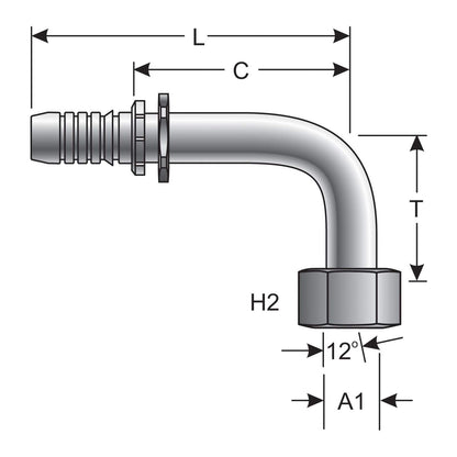Gates G20655-1628 HYDRAULIC COUPLING-GLOBALSPIRAL