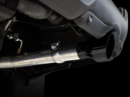 AWE Tuning 3015-33006 AWE Tuning 19-21 RAM 1500 5.7L (w/Cutouts) 0FG Dual Rear Exit Cat-Back Exhaust - Diamond Black Tips - 3015-33006
