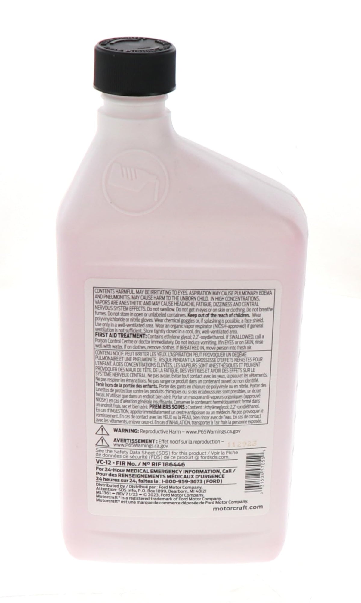 Motorcraft VC12 Ford Genuine Ford Fluid VC-12 Orange Specialty