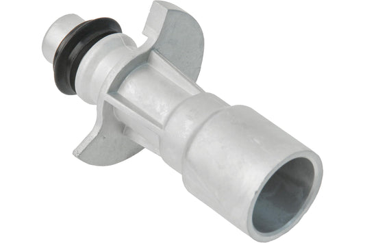 URO PARTS LR028136-PRM URO Parts LR028136PRM Engine Oil Cooler Pipe w/O-Ring, Aluminum vs OEM Plastic; From Water Pump to Oil Cooler