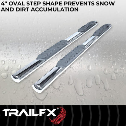 TRAILFX A1541S Trailfx Trail FX A1541S 4 INCH Oval NERF BAR PSS