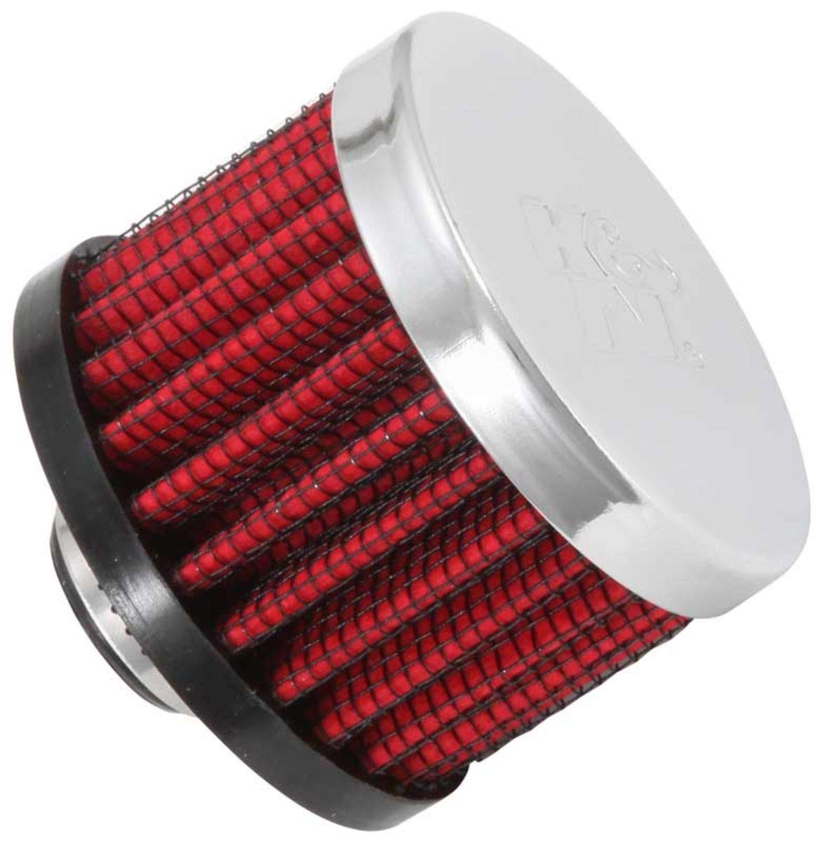 K&N FILTER 62-1320 K&N Vent Air Filter/Breather: High Performance, Premium, Washable, Replacement Engine Filter: Flange Diameter: 0.375 in, Filter Height: 1.5 in, Flange Length: 0.4375 in, Shape: Breather, 62-1320