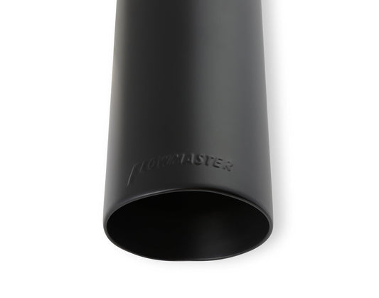 FLOWMASTER 15397B Flowmaster 15397B Exhaust Tip 3.5 Inch Angle Cut Black Ceramic Coated 304 Stainless Steel Fits 2.5 Inch Tubing 7 Inch Long - Clamp On