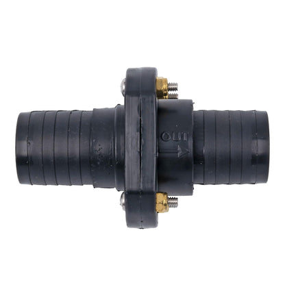 T-H MARINE ILS-1500-DP T. H. Marine T-H Marine Double Barb Inline Scupper Check Valve - Fits 1-1/2" Hose, Black