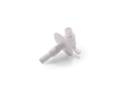 CAMCO 22223 Camco RV Water Tank Drain Valve | Features a Durable Plastic Construction, Comes with a Flange, and is Used with 3/4-Inch or 1/2-Inch Vinyl Tubing (22223)