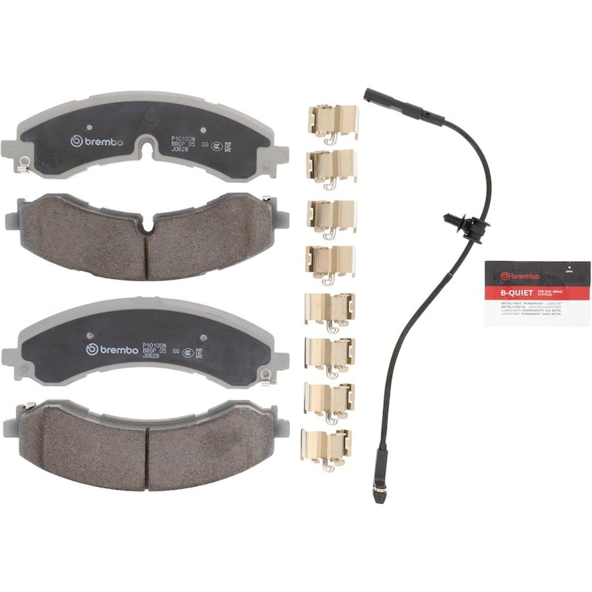 BREMBO P10100N Brembo P10100N DISCBRAKEPADSET NAOCERAMIC