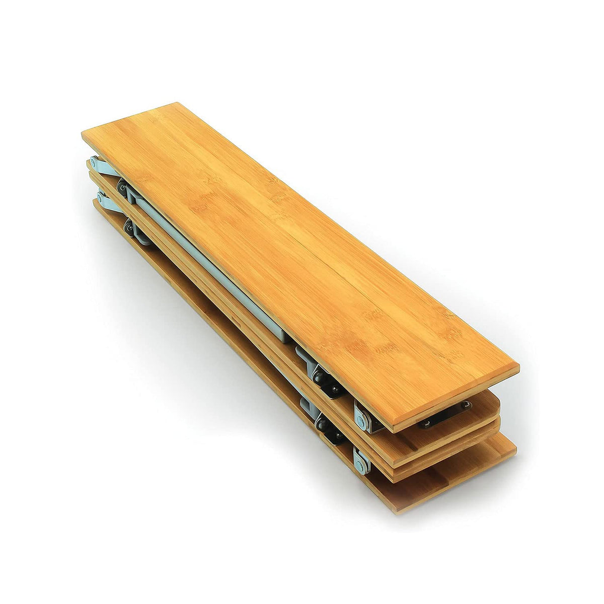 CAMCO 51895 Camco Bamboo Folding Camping Table with Aluminum Legs - Natural Bamboo Top Measures 25 ½ x 19 ¾-inches & Supports Up to 85lbs - Lightweight for Added Portability & Includes Storage Bag (51895)