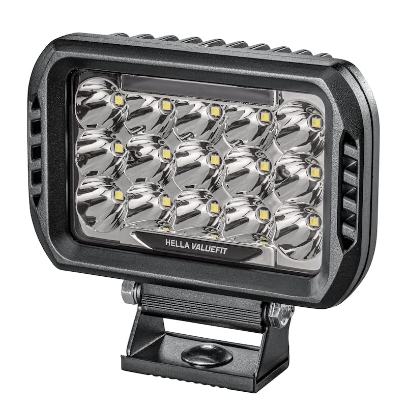 HELLA 358154041 Hella ValueFit 450 LED Series - LED Driving Lamp – Universal Off-Road Light for Pickup Trucks, ATV, SUV, 4x4, Jeep, Tractors / 358154041
