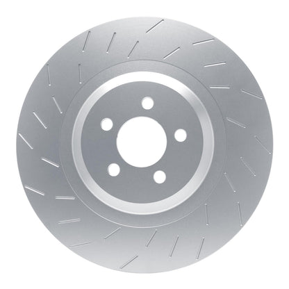 Dynamic Friction 910-40036 HI-CARBON GEOMET COATED ROTOR SLOTTED