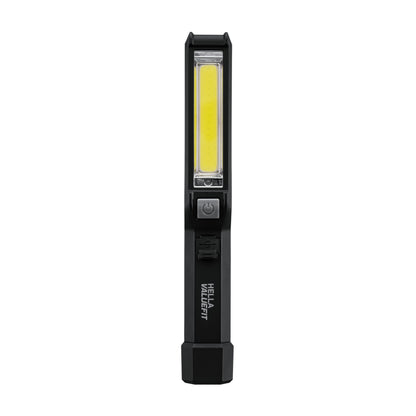 HELLA 357300101 Hella VALUEFIT UPL150 Rechargeable Pen Flashlight, 150 Lumen LED, Compact Design, Rotating Clip with Magnet