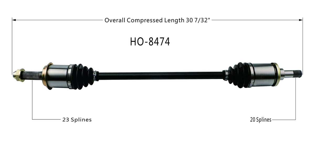 TRAKMOTIVE HO-8474 TrakMotive HO-8474 CV Axle, 1 Pack