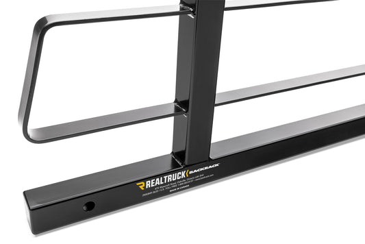 BACKRACK 15017 RealTruck BACKRACK Original Rack Frame Only | Black, No Drill | 15017 | Fits 2011-2025 RAM 1500 5.5' & 6.5' Bed; 2011-2025 RAM 2500/3500 6.5' Bed