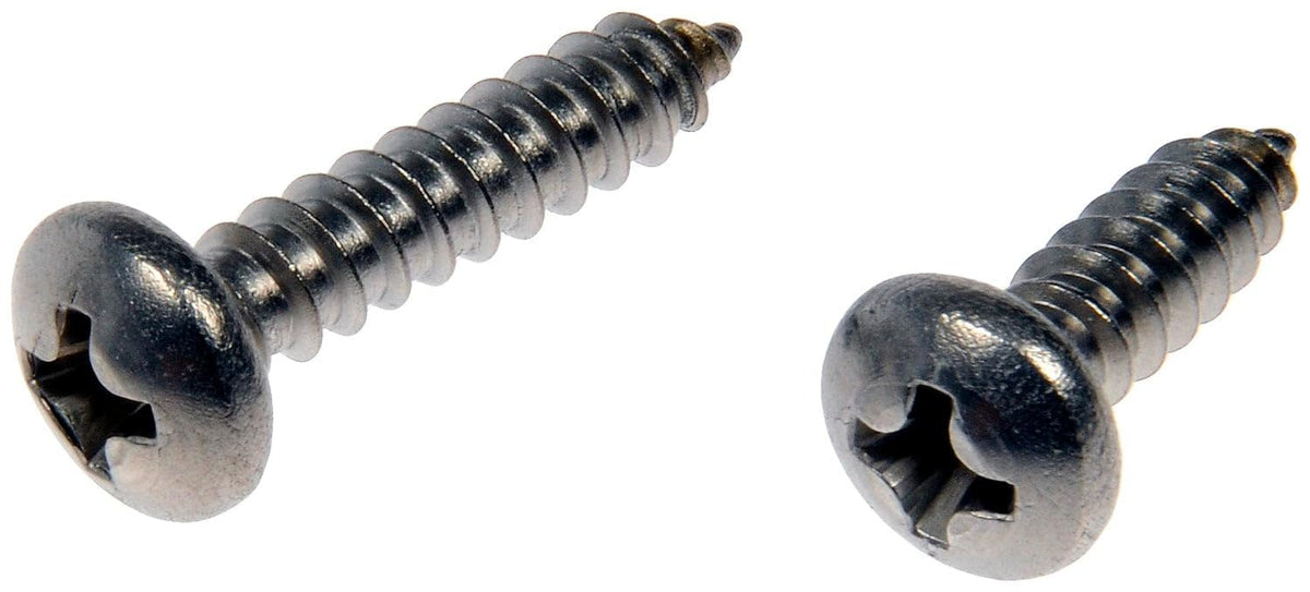 DORMAN 784-125 Self Tapping Screw-Stainless Steel-Pan Head-No. 8 x 1/2 In., 3/4 In.