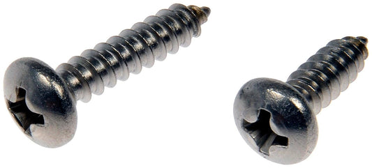 DORMAN 784-125 Self Tapping Screw-Stainless Steel-Pan Head-No. 8 x 1/2 In., 3/4 In.