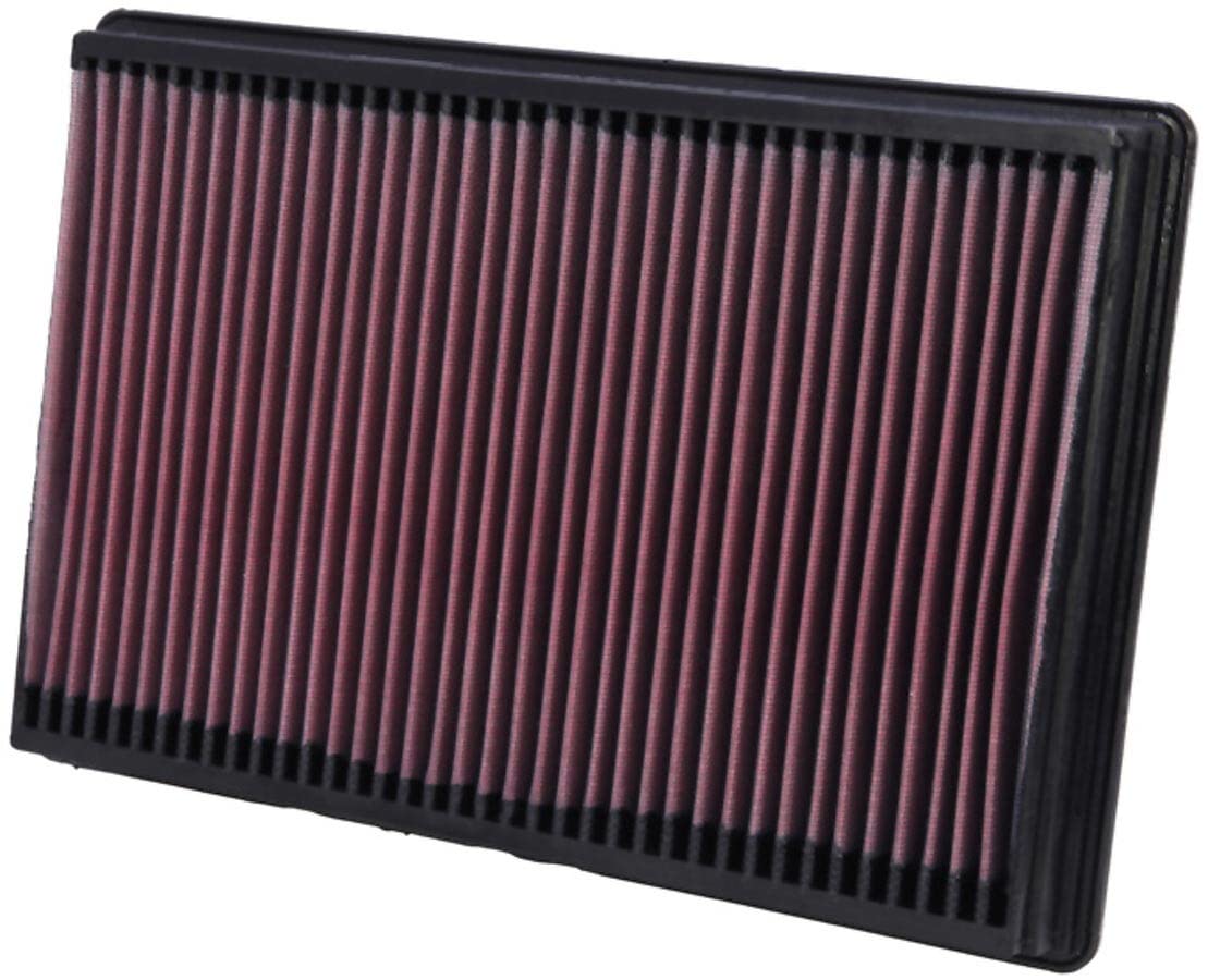 K&N FILTER 33-2247 K&N High-Flow Original Lifetime Engine Air Filter: Increase Power: Premium, Washable: Compatible with Select 2002-2026 Dodge/Ram: 1500, 2500, 3500, 4500, 5500, 33-2247