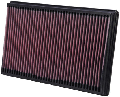 K&N FILTER 33-2247 K&N High-Flow Original Lifetime Engine Air Filter: Increase Power: Premium, Washable: Compatible with Select 2002-2026 Dodge/Ram: 1500, 2500, 3500, 4500, 5500, 33-2247