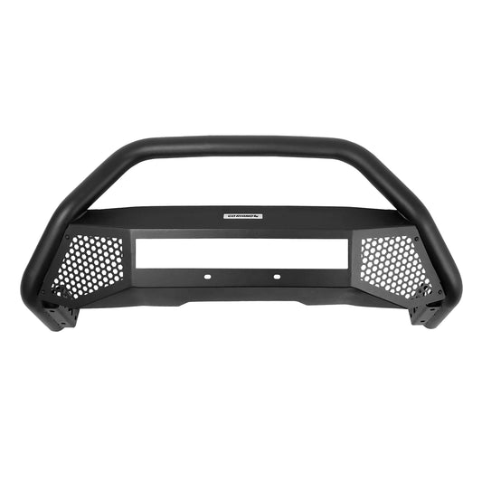 GO RHINO 5488620LT Go Rhino RC4 Bull Bar w/ 20" Single Row LED Light Bar & Mounting Brackets | Mild Steel, Textured Black | 5488620LT | Fits 2015 - 2024 Ford F-150 (Excludes Active Park Assist and Raptor)