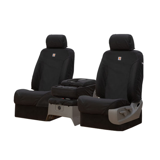 COVERCRAFT SSC3457COBK Covercraft Carhartt Super Dux SeatSaver Custom Seat Covers | SSC3457COBK | 1st Row 40/20/40 Bench Seat | Compatible with 2017-2018 Ram 1500, 2019-2022 Ram 1500 Classic, 2017-2018 Ram 2500/3500 | Black