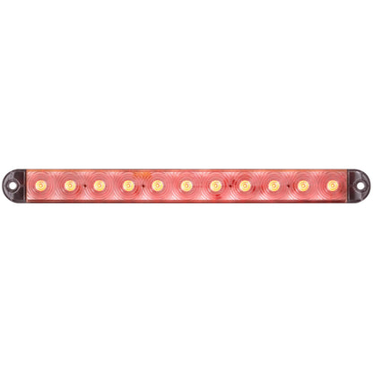 OPTRONICS STL69RCB Clear Lens RED THINLINE Stop/Turn/Tail Light, Hard Wired