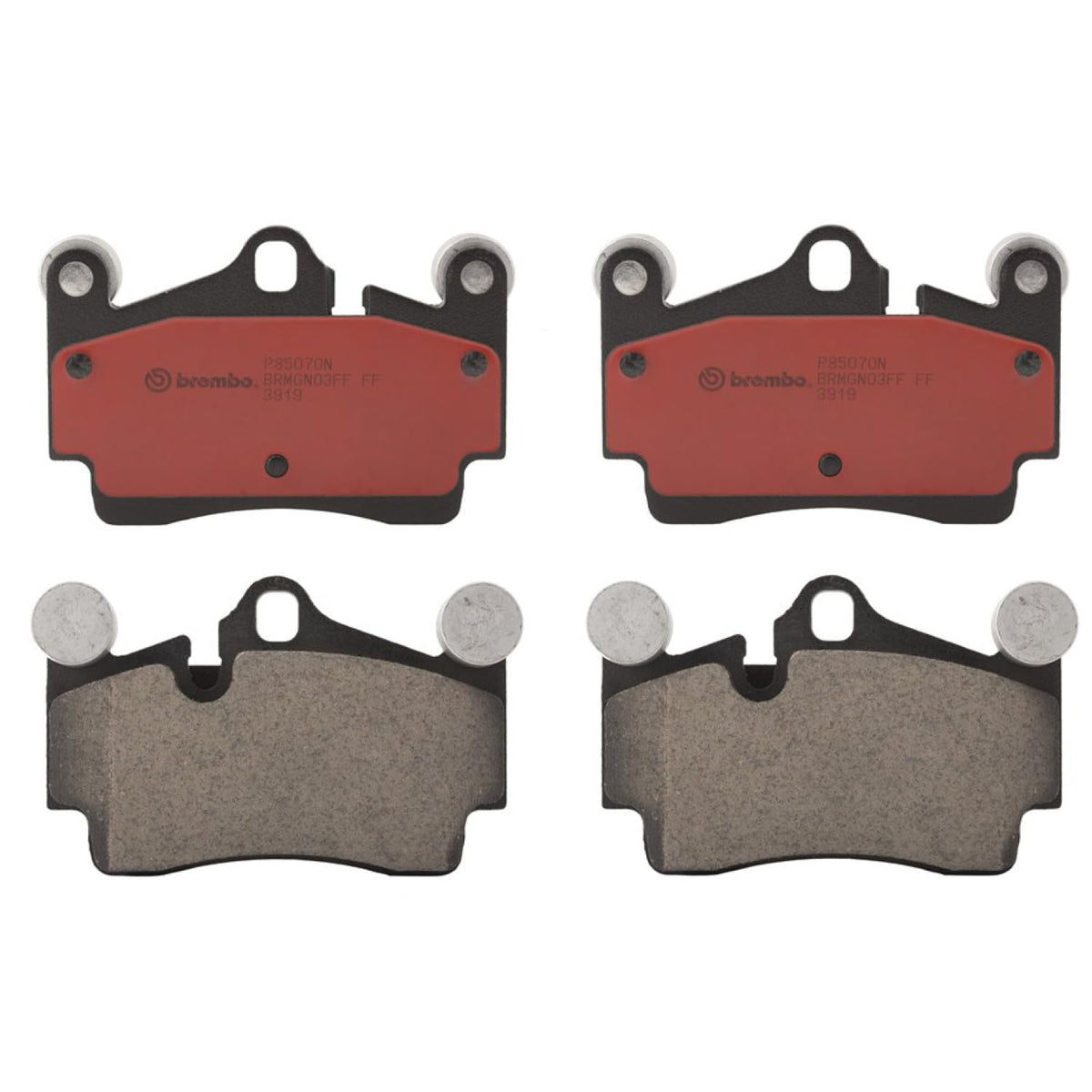 Brembo P85070N Premium Ceramic Rear Disc Brake Pad Set