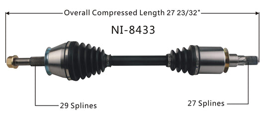 Trakmotive NI-8433 CV Axle, 1 Pack