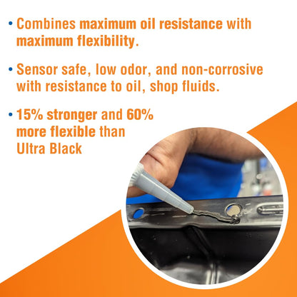 PERMATEX 27237 Permatex 27237 Optimum Black Gasket Maker, 13 oz