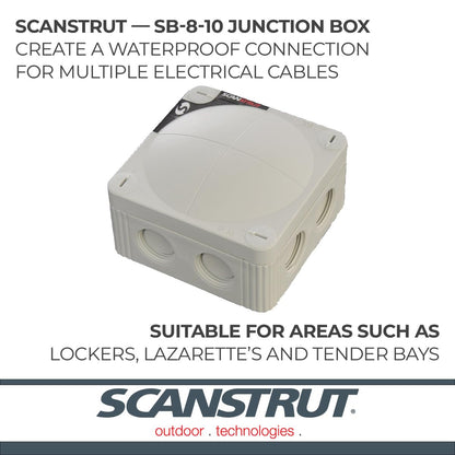 SCANSTRUT SB-8-10 Scanstrut SB-8-10 Waterproof Electrical Junction Box - 10-Way