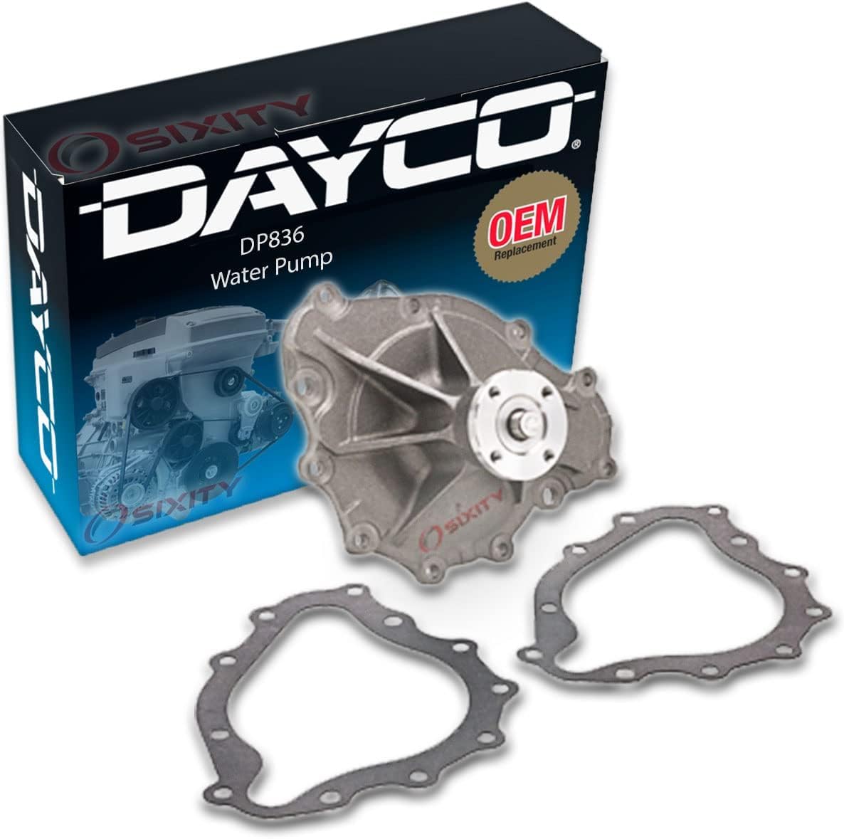 Dayco DP836 Engine Water Pump P/N
