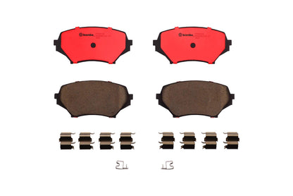 BREMBO P49043N Brembo P49043N Premium Ceramic Front Disc Brake Pad Set MAZDA OE# NFY73323Z