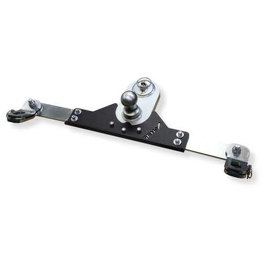 GEN-Y HITCH GH-21011 GEN-Y Hitch GoosePuck GEN II Main Assembly - 5" Offset - 25K Overall Towing - with Safety Chain Anchors Incorporated - Compatible with Ford 2017 to Current