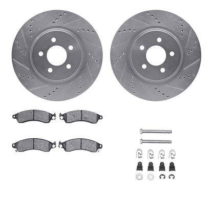 Dynamic Friction 7512-55135 Front Brake Kit