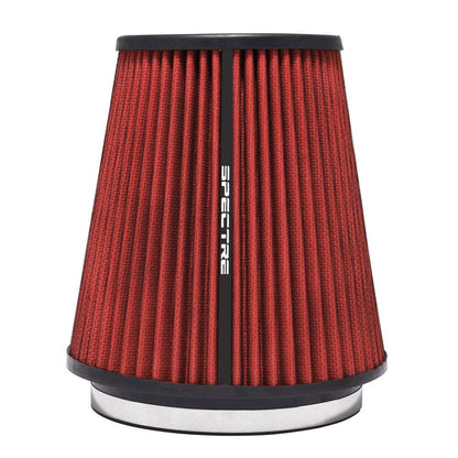 SPECTRE HPR9891 Spectre Universal Clamp-On Air Filter: High Performance, Washable Filter: Round Tapered; 6 in (152 mm) Flange ID; 8.5 in (216 mm) Height; 7.719 in (196 mm) Base; 5.125 in (130 mm) Top, SPE-HPR9891