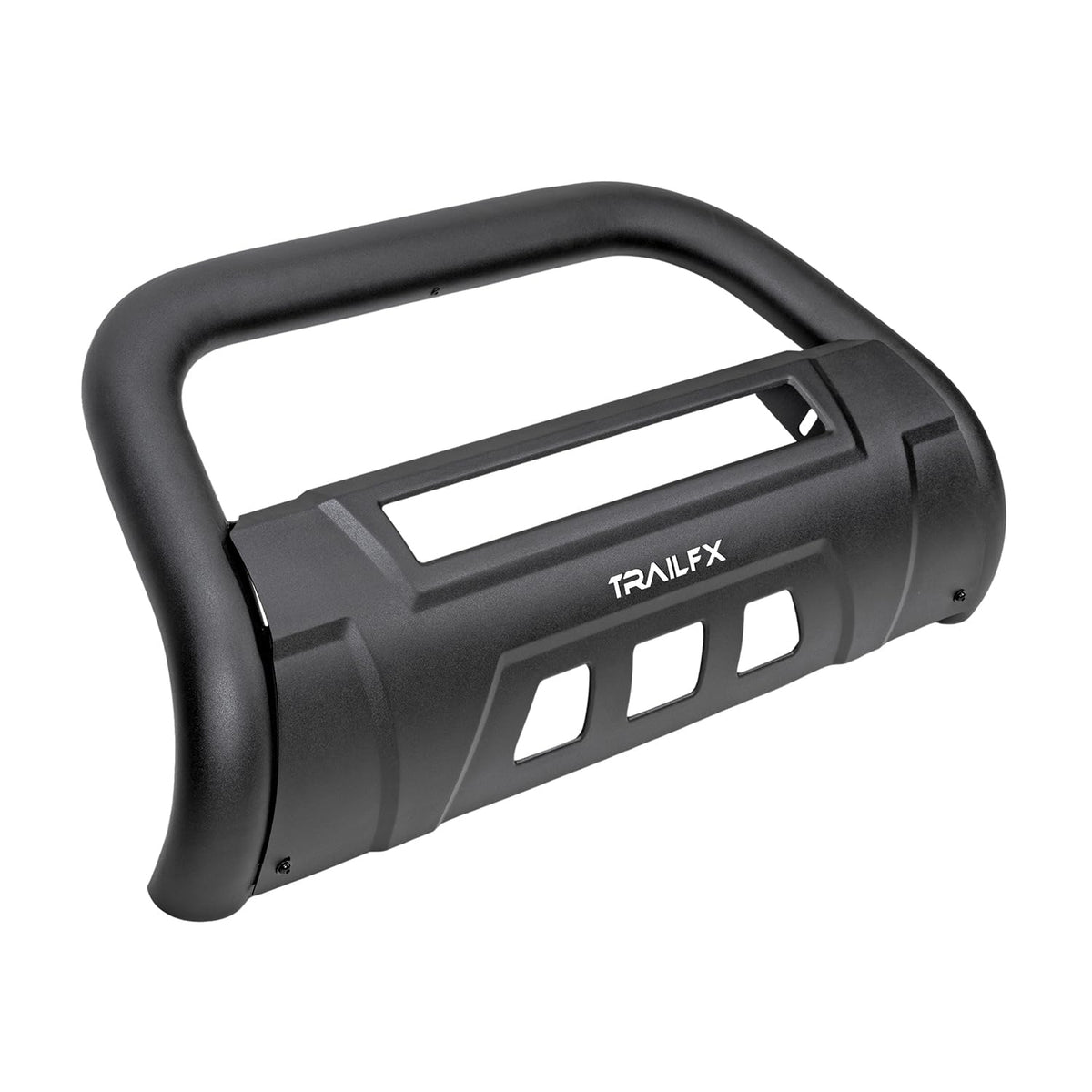 TRAILFX B1614T TrailFX Bull Bar with Skid Plate for Toyota Tundra 2022-2025 Black Matte Titanium Powder Coated 3.5 Inch Diameter Steel Frame Mount TrailFX B1614T